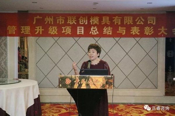 联创公司运营总经理杨兴平女士讲话